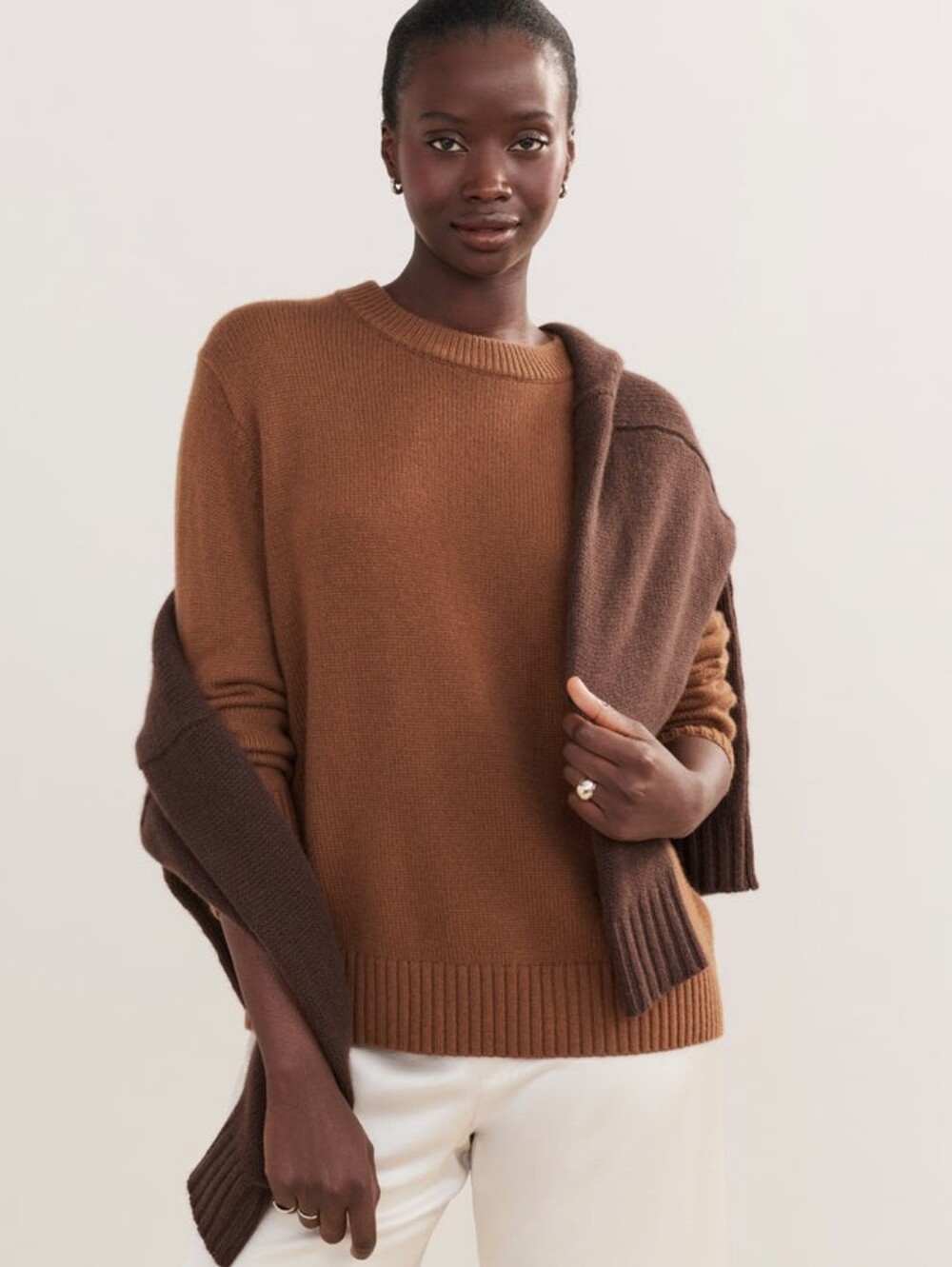Jenni Kayne Cashmere Oversized Crewneck Sweater
